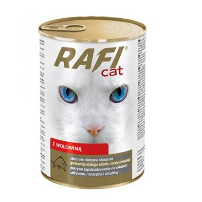 Rafi Cat z wołowiną 415g